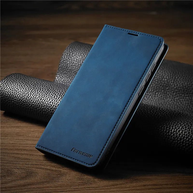 MAGSHIELD – Magnetiskt Läder iPhone Fodral för Stilig Skydd