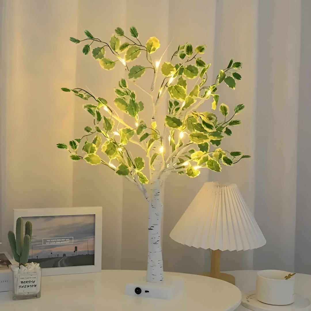 Magisk BrightTree Bordslampa – Elegant Träddesign med Varm LED-ljus