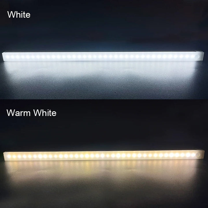 Trådlös LED Nattlampa | Rörelsesensor, Energibesparande &amp; Idealisk för Kök, Sovrum, Korridorer &amp; Skåp