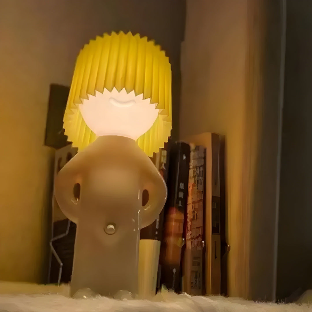 Sassy Boy Kreativ Bordslampa – Unik Belysning för Sovrum och Vardagsrum