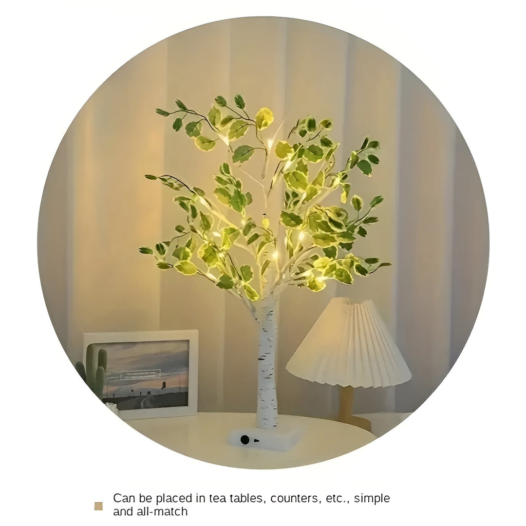 Magisk BrightTree Bordslampa – Elegant Träddesign med Varm LED-ljus