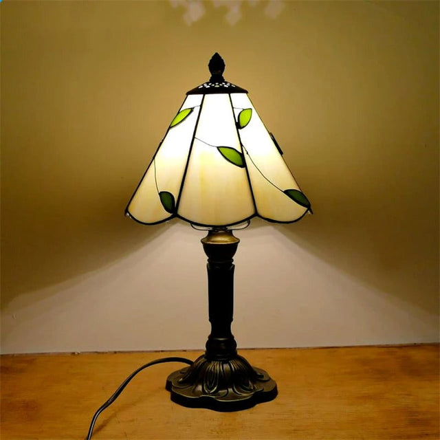Bordslampa LED Barock Retro E27 - Vintage Tiffany Glas