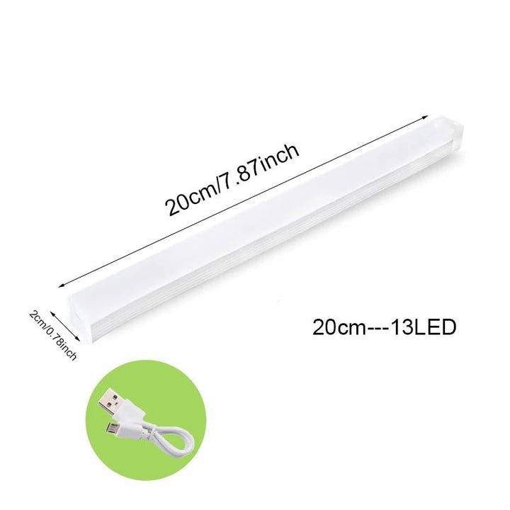 Trådlös LED Nattlampa | Rörelsesensor, Energibesparande &amp; Idealisk för Kök, Sovrum, Korridorer &amp; Skåp