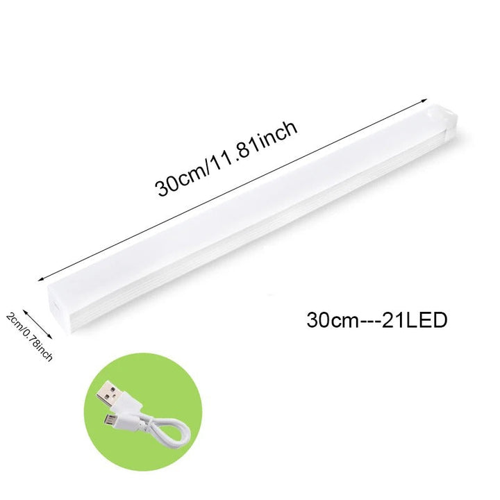Trådlös LED Nattlampa | Rörelsesensor, Energibesparande &amp; Idealisk för Kök, Sovrum, Korridorer &amp; Skåp