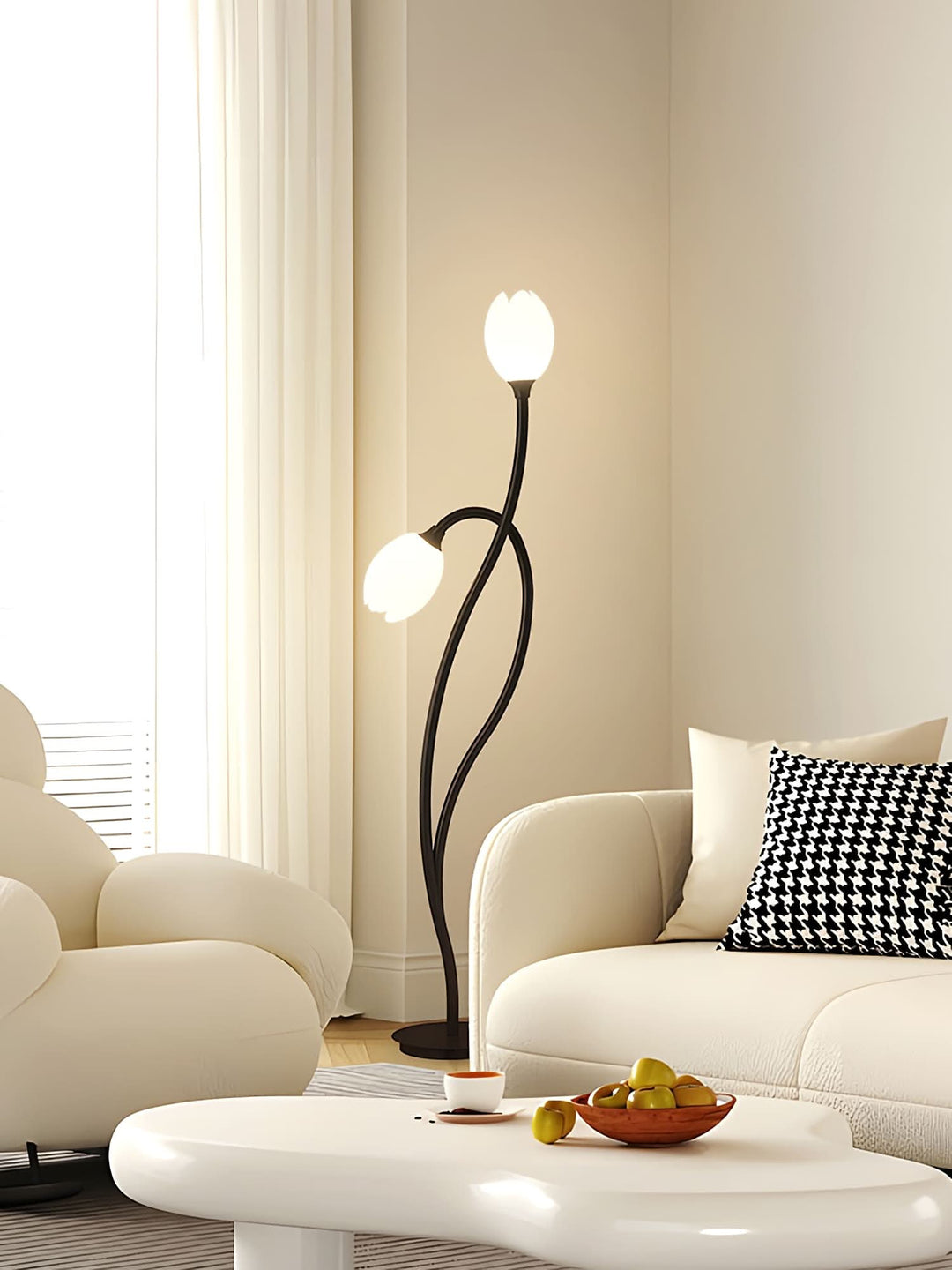 Modern Blomster Golvlampa med G9 Sockel