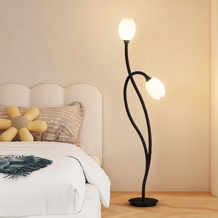 Modern Blomster Golvlampa med G9 Sockel