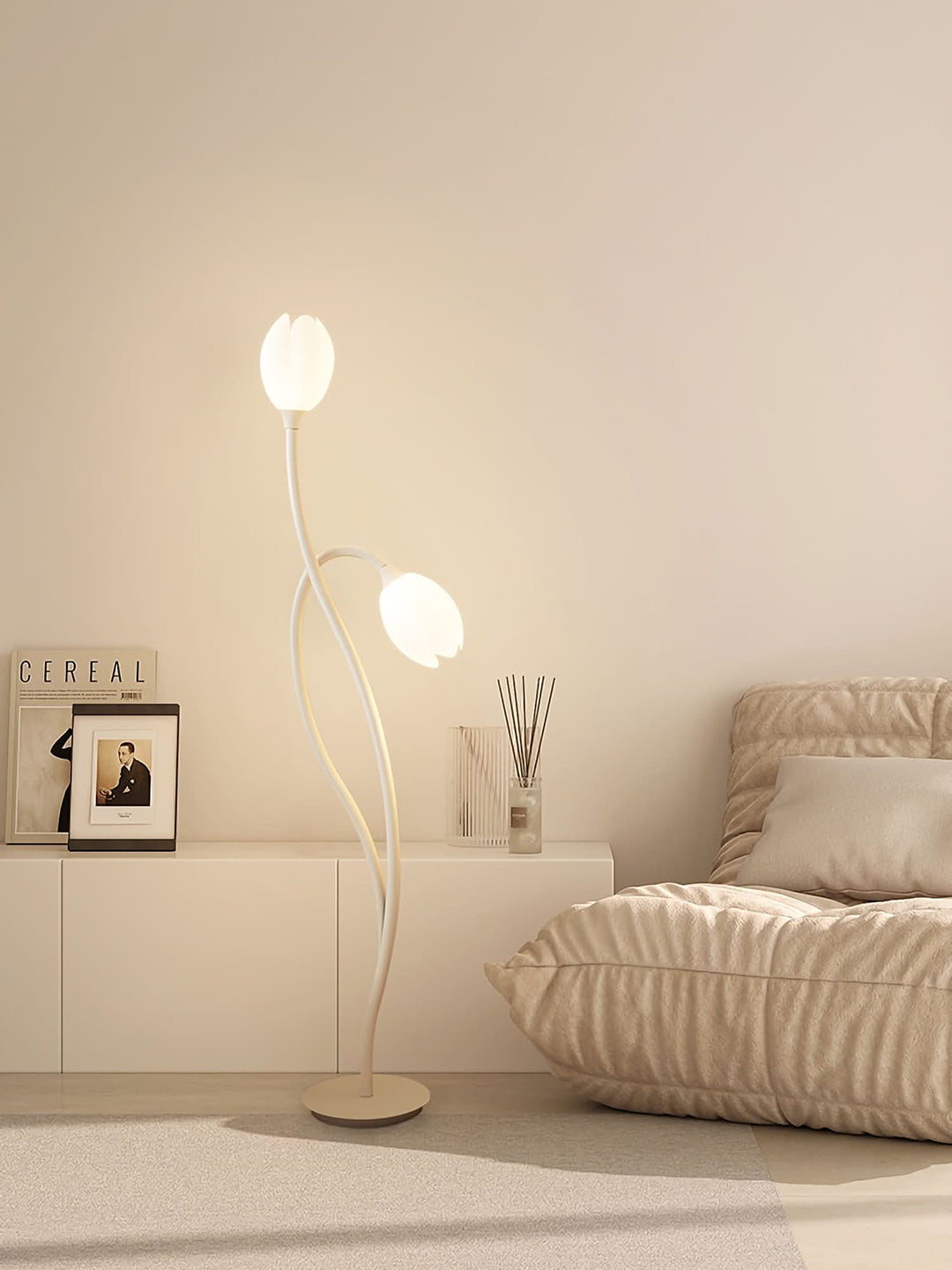 Modern Blomster Golvlampa med G9 Sockel