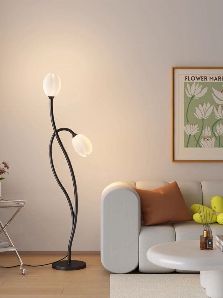 Modern Blomster Golvlampa med G9 Sockel