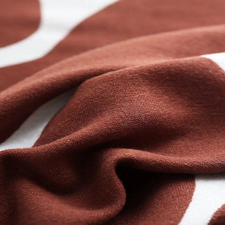 Modern, Abstrakt Pläd i Bohemisk Stil – Nordisk Stil Filt, Sängöverkast, Täcke