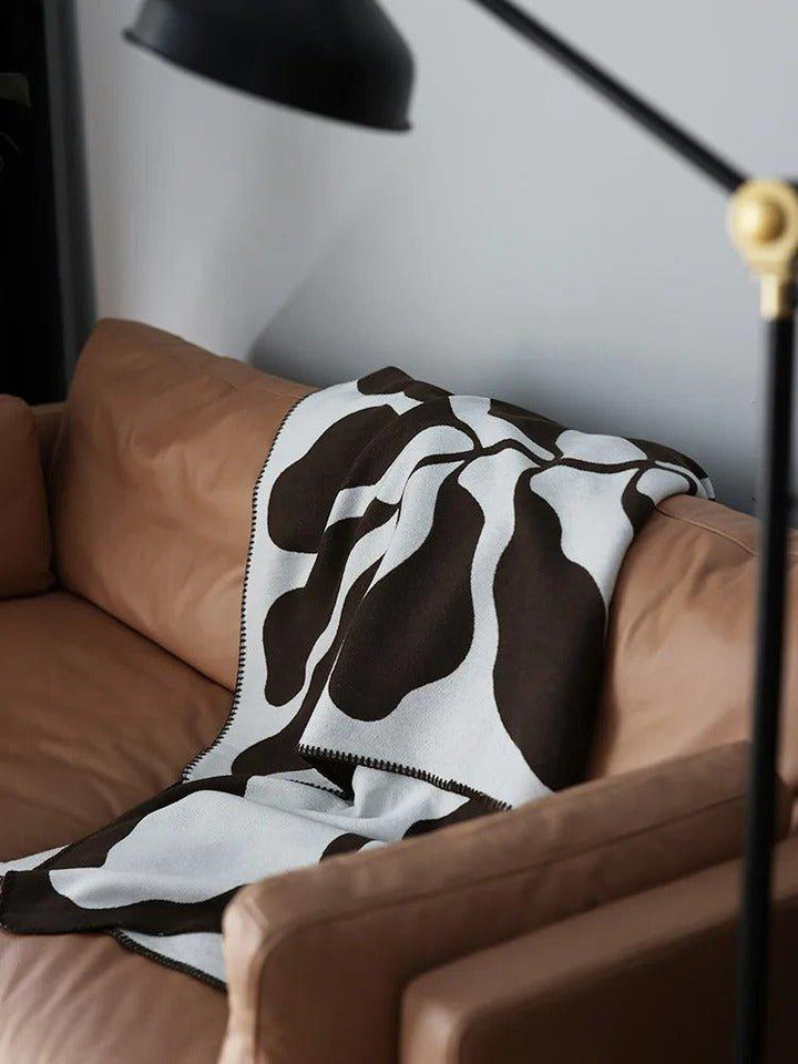 Modern, Abstrakt Pläd i Bohemisk Stil – Nordisk Stil Filt, Sängöverkast, Täcke