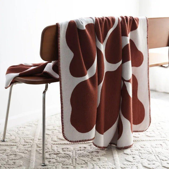 Modern, Abstrakt Pläd i Bohemisk Stil – Nordisk Stil Filt, Sängöverkast, Täcke