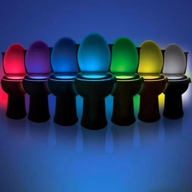Rörelseaktiverad Toalett Nattlampa - GlowBowl