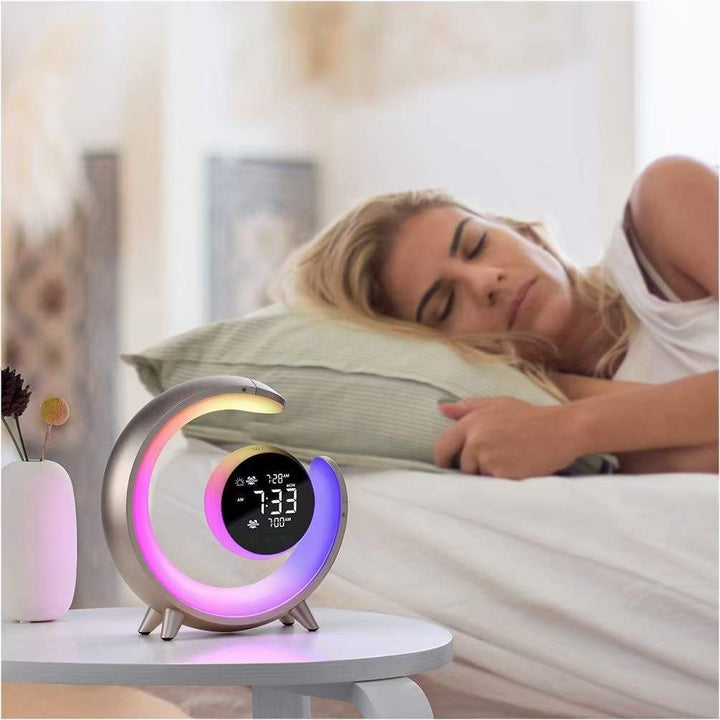 Multifunktionell Nattlampa med RGB &amp; Väckerur Funktion – Lumivo