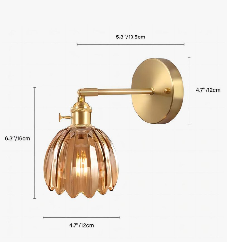 Blomknopp Tulpan Vägglampa