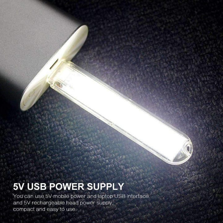 Mini USB LED Nattlampa - Kall Vit Lampa