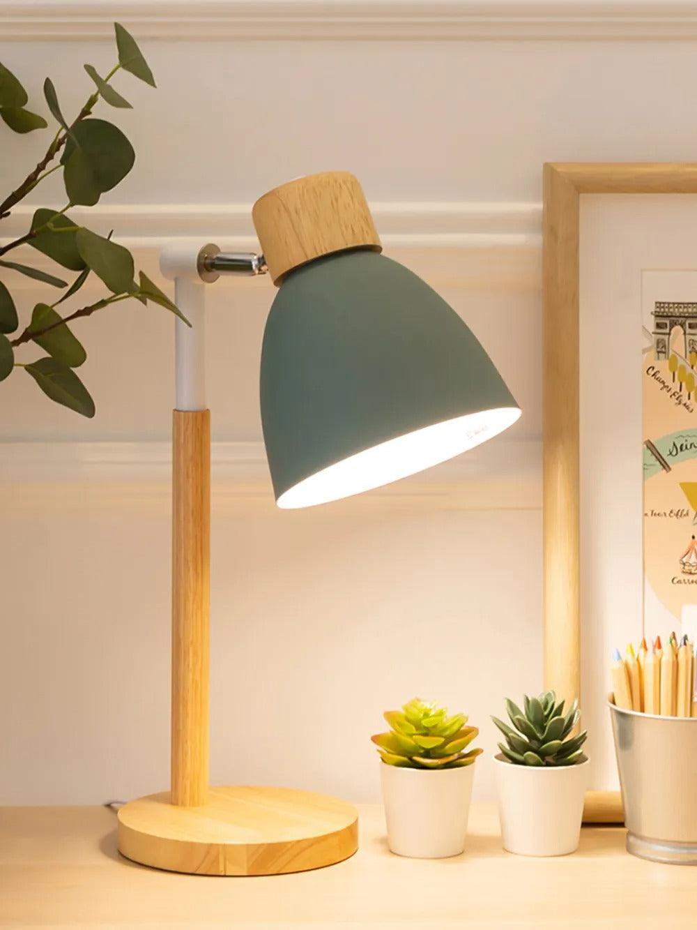 Nordisk Bordslampa | Trä, Järn