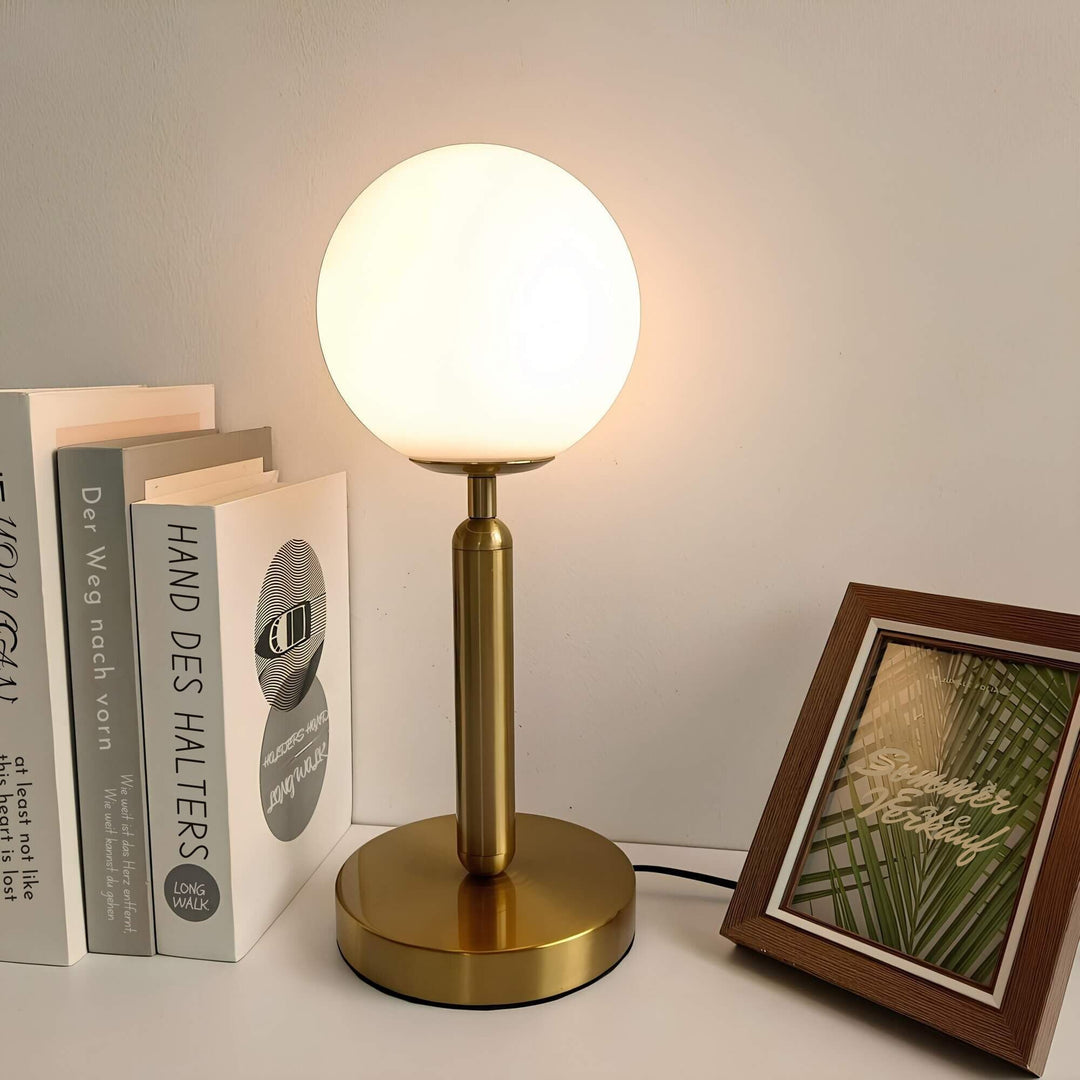 Glas Bordslampa