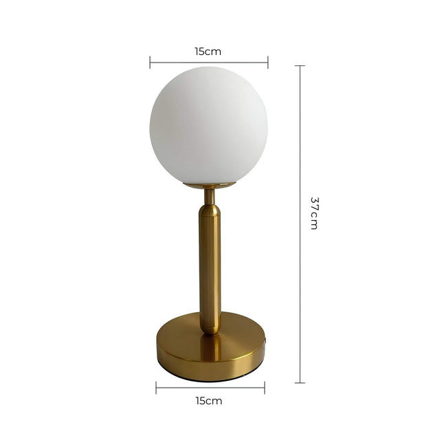 Glas Bordslampa
