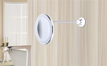10X LED-spegel med sugkopp