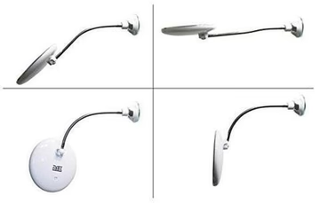 10X LED-spegel med sugkopp