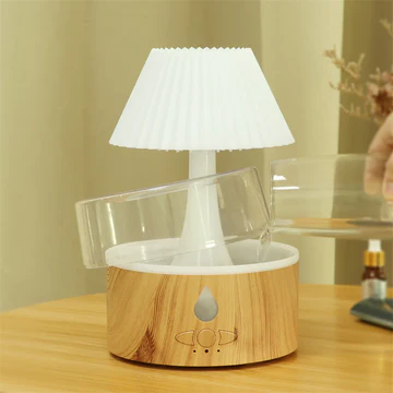 Regnmoln Luftfuktare - Kylig Dimma Aromaterapi Diffuser, USB-Driven med Nattljus