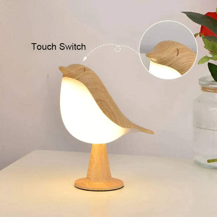 Fågel Lampa - Lumina - Touch Control - Aromaterapi