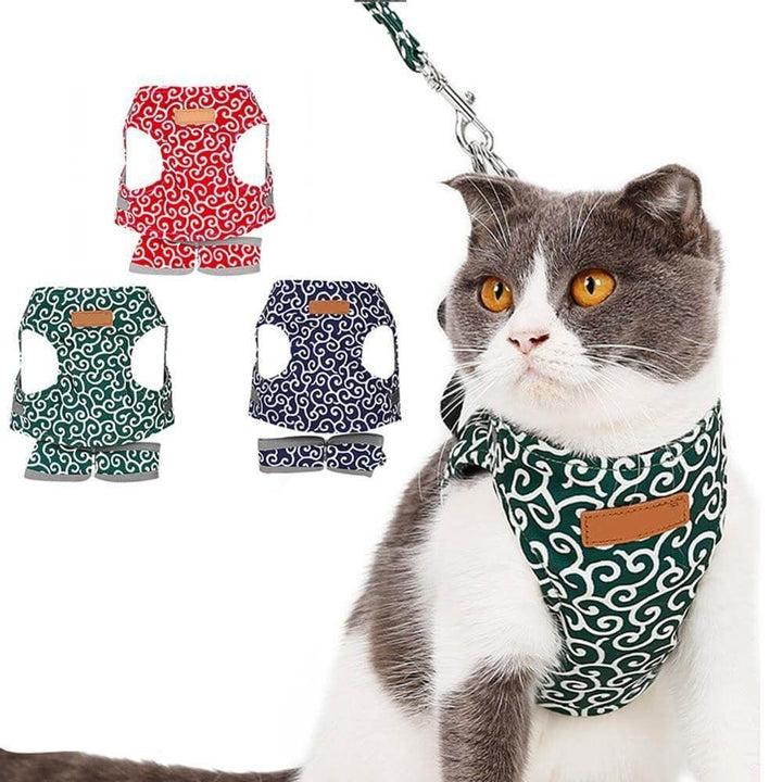 PAWVENTURE SÄNG – Kattsele med andningsbart nät och koppel