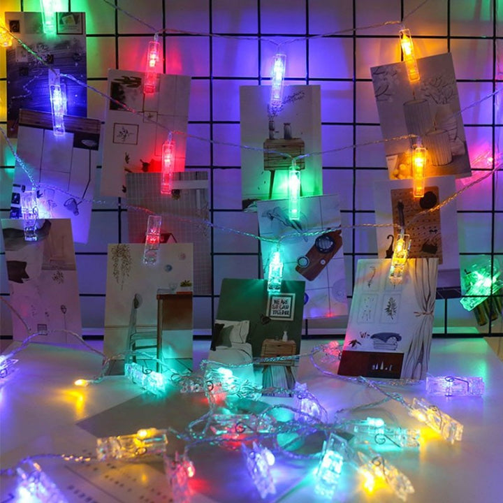 Fotoklipp LED Fairy String Lights för Bilder