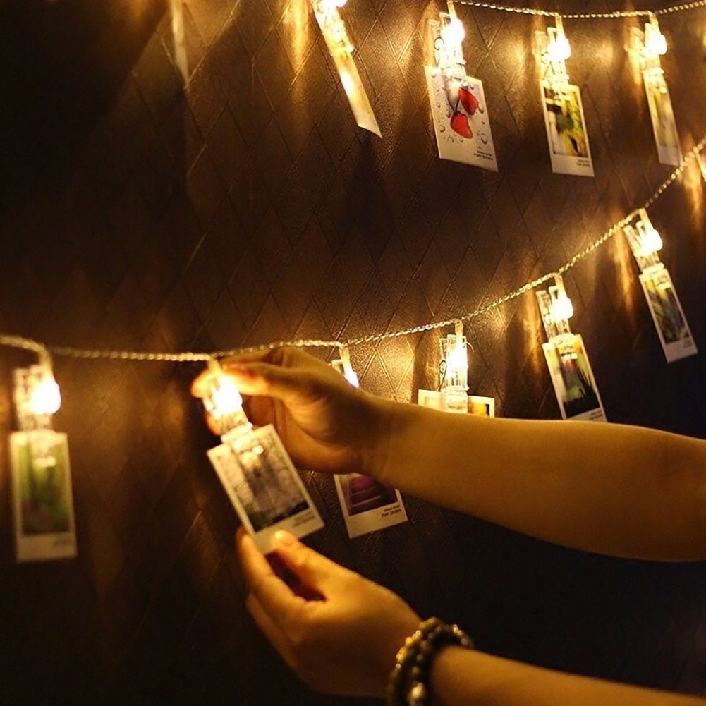 Fotoklipp LED Fairy String Lights för Bilder