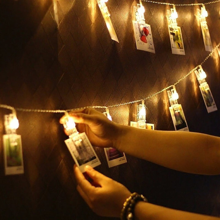 Fotoklipp LED Fairy String Lights för Bilder