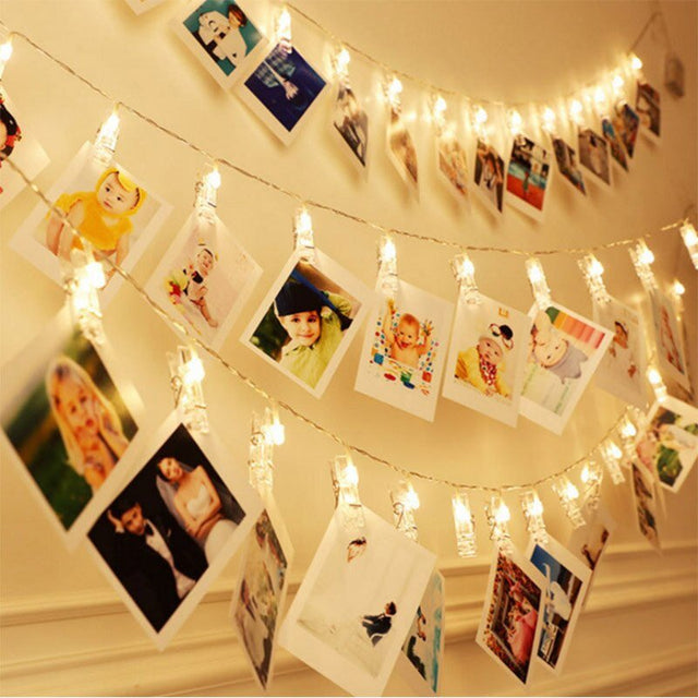 Fotoklipp LED Fairy String Lights för Bilder