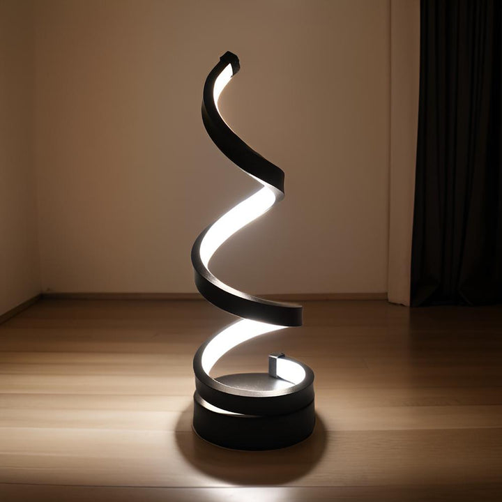 Modern LED-bordslampa med touch-kontroll och varmt ljus