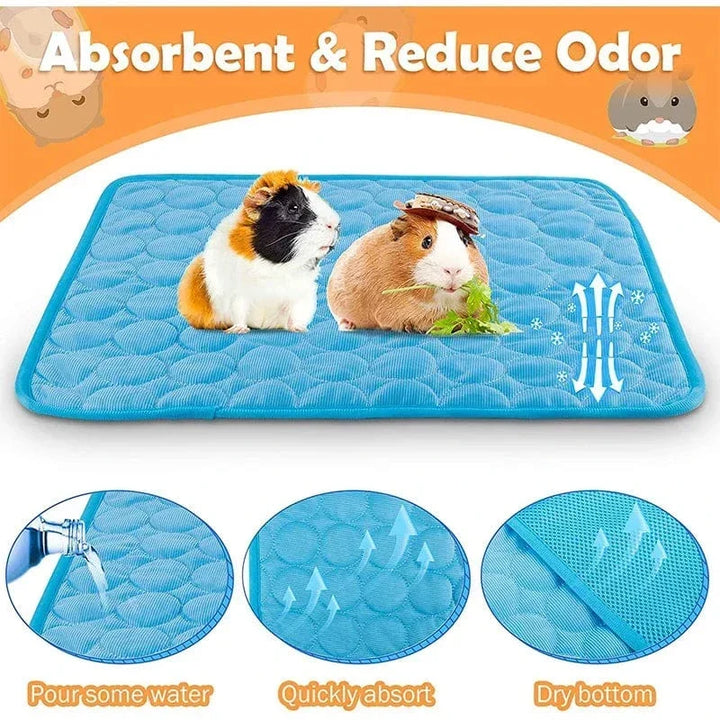 Guinea Pig Burk Foder Sommar Litet Djur Kylmat Andningsbar Hamster Kiss Mat för Kanin Bur Chinchilla Igelkottar Husdjursartikel |