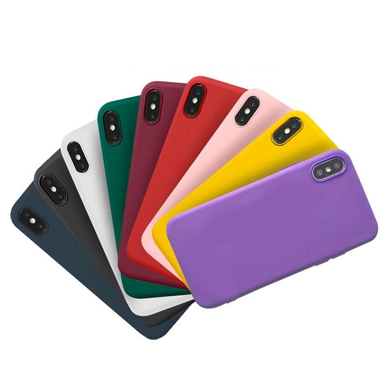Aleta - Mjuk silikon matt iPhone-fodral |
