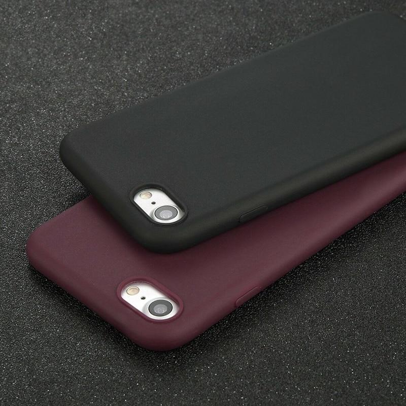Aleta - Mjuk silikon matt iPhone-fodral |