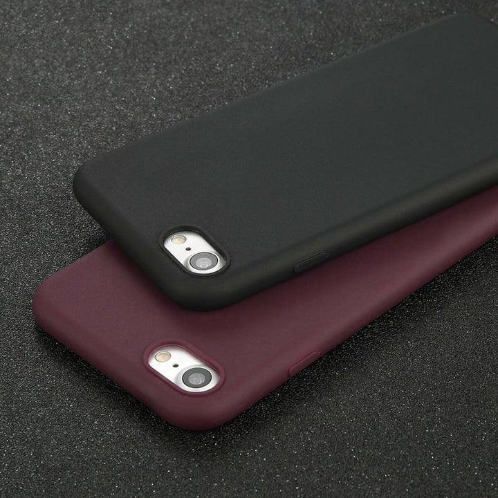 Aleta - Mjuk silikon matt iPhone-fodral |