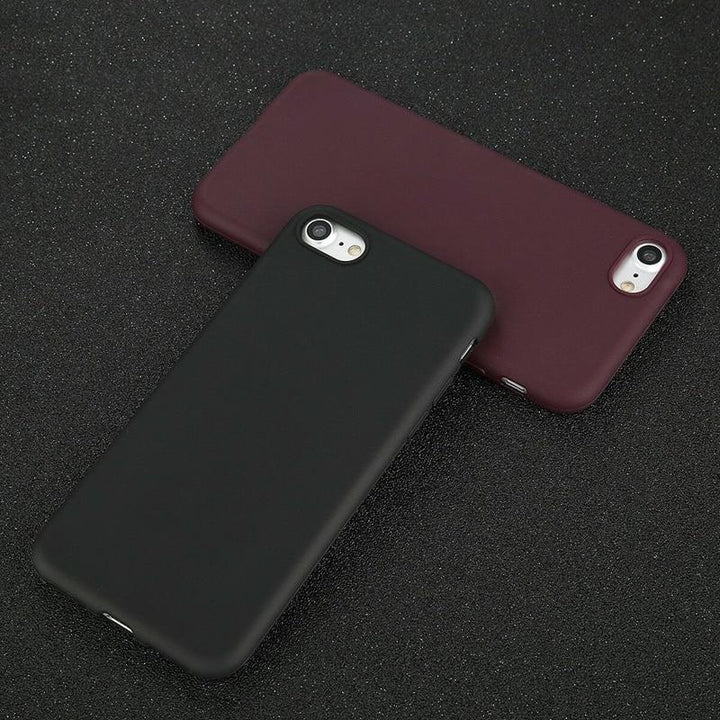 Aleta - Mjuk silikon matt iPhone-fodral |