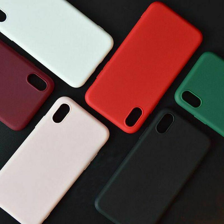 Aleta - Mjuk silikon matt iPhone-fodral |