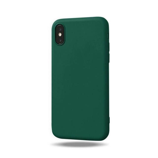 Aleta - Mjuk silikon matt iPhone-fodral |
