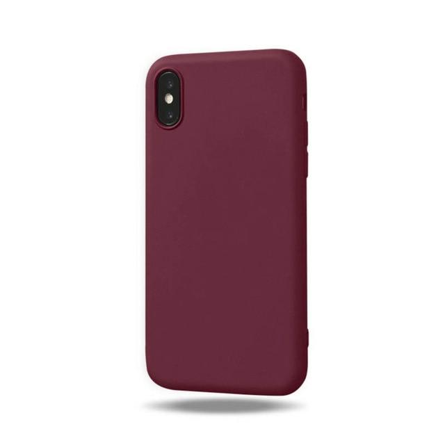 Aleta - Mjuk silikon matt iPhone-fodral |