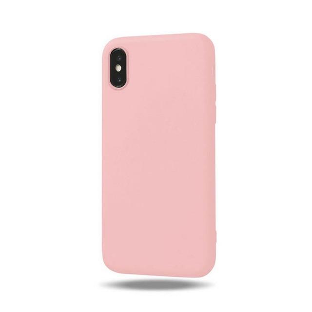 Aleta - Mjuk silikon matt iPhone-fodral |