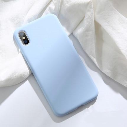 Aleta - Mjuk silikon matt iPhone-fodral |