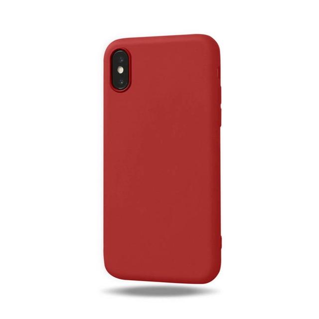 Aleta - Mjuk silikon matt iPhone-fodral |