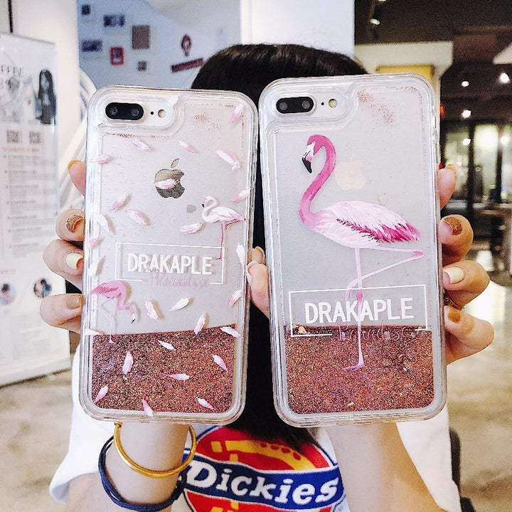 Snygg i Rosa Glittrande Telefonfodral |