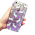Glittrande Enhörning iPhone-fodral |