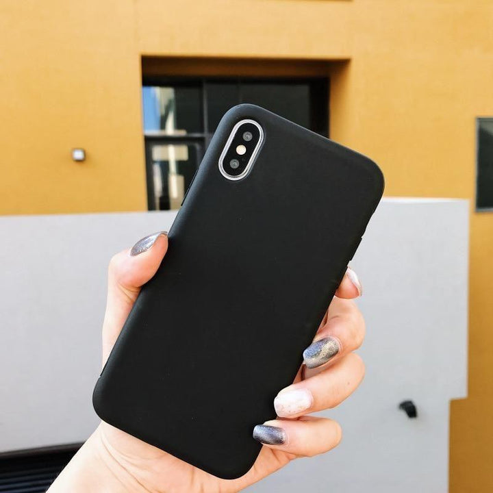 Aleta - Mjuk silikon matt iPhone-fodral |