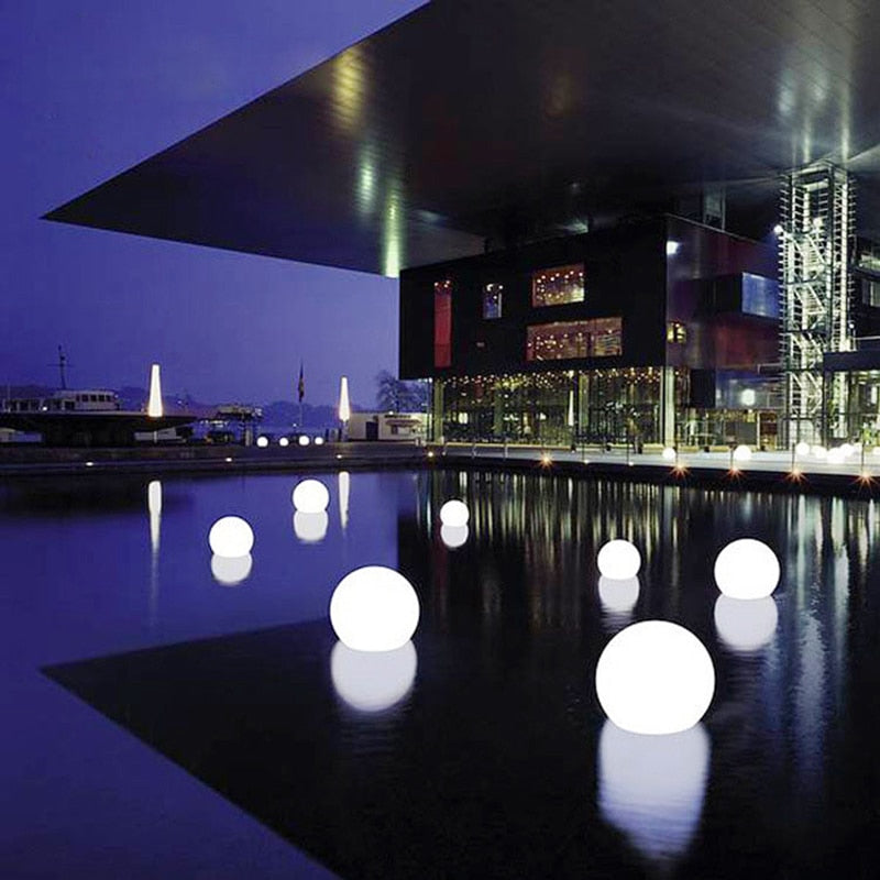 Vattentät LED Trädgårdsboll Lampa RGB