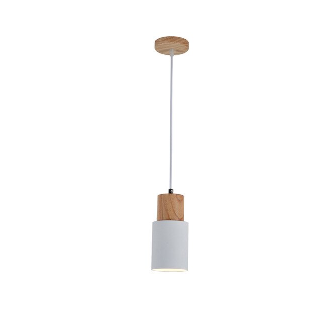 Designer Nordisk Träbas Pendellampa