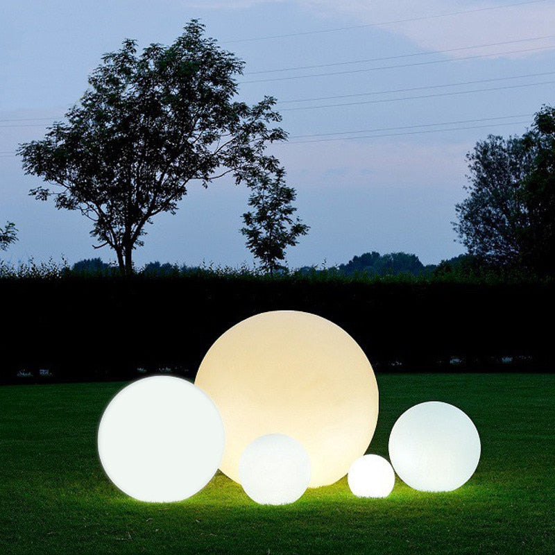 Vattentät LED Trädgårdsboll Lampa RGB