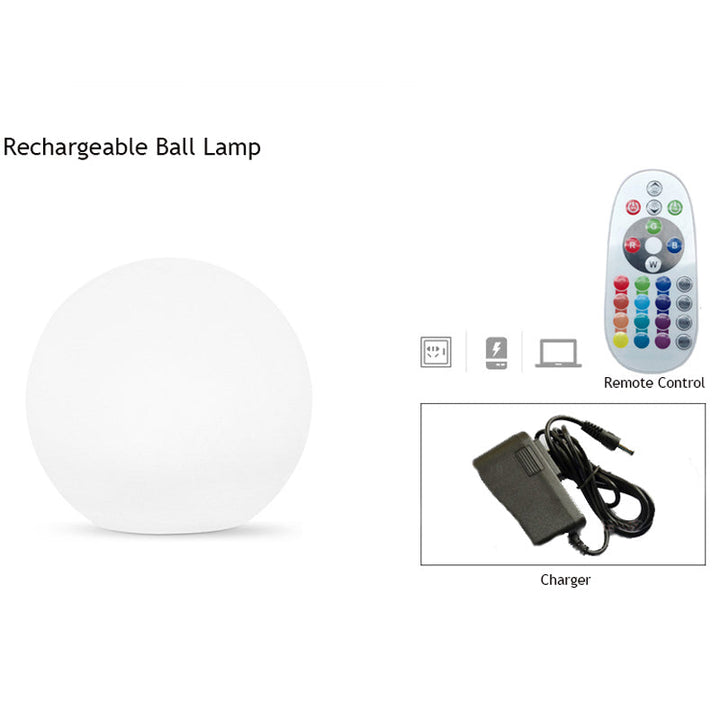 Vattentät LED Trädgårdsboll Lampa RGB
